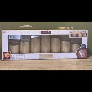 Apothecary & Company 7 pc LED Candle Set w Remote